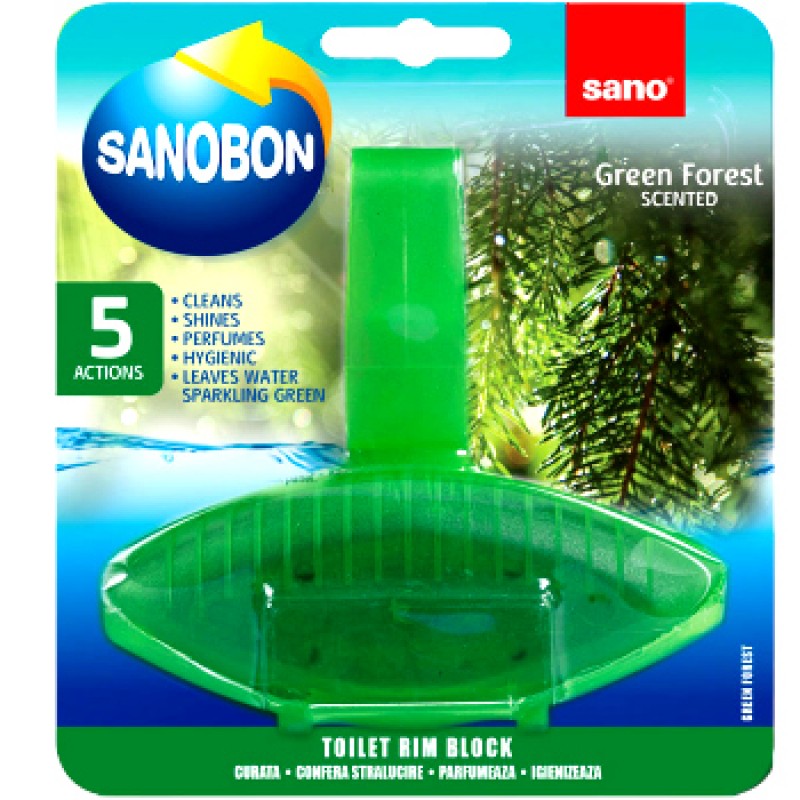 Odorizant WC Sano Bon Green Forest, 55 g